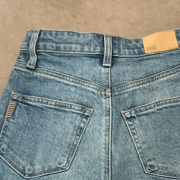 PAIGE Light Blue Distressed “Dani Shorts” - Picture 8 of 8